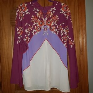 Suzanne Betro keyhole blouse 1X